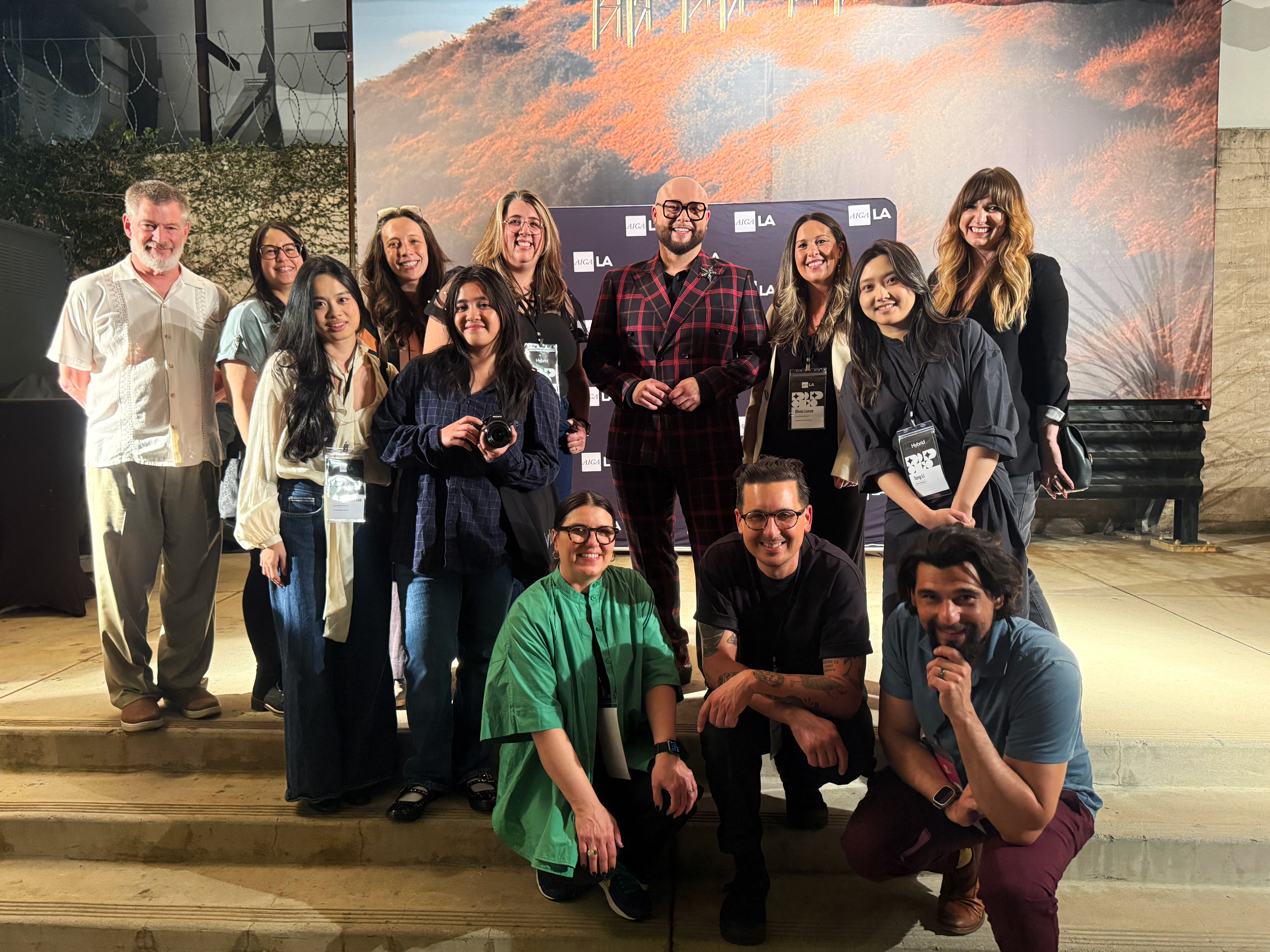 Joseph Soto at an AIGA Los Angeles event