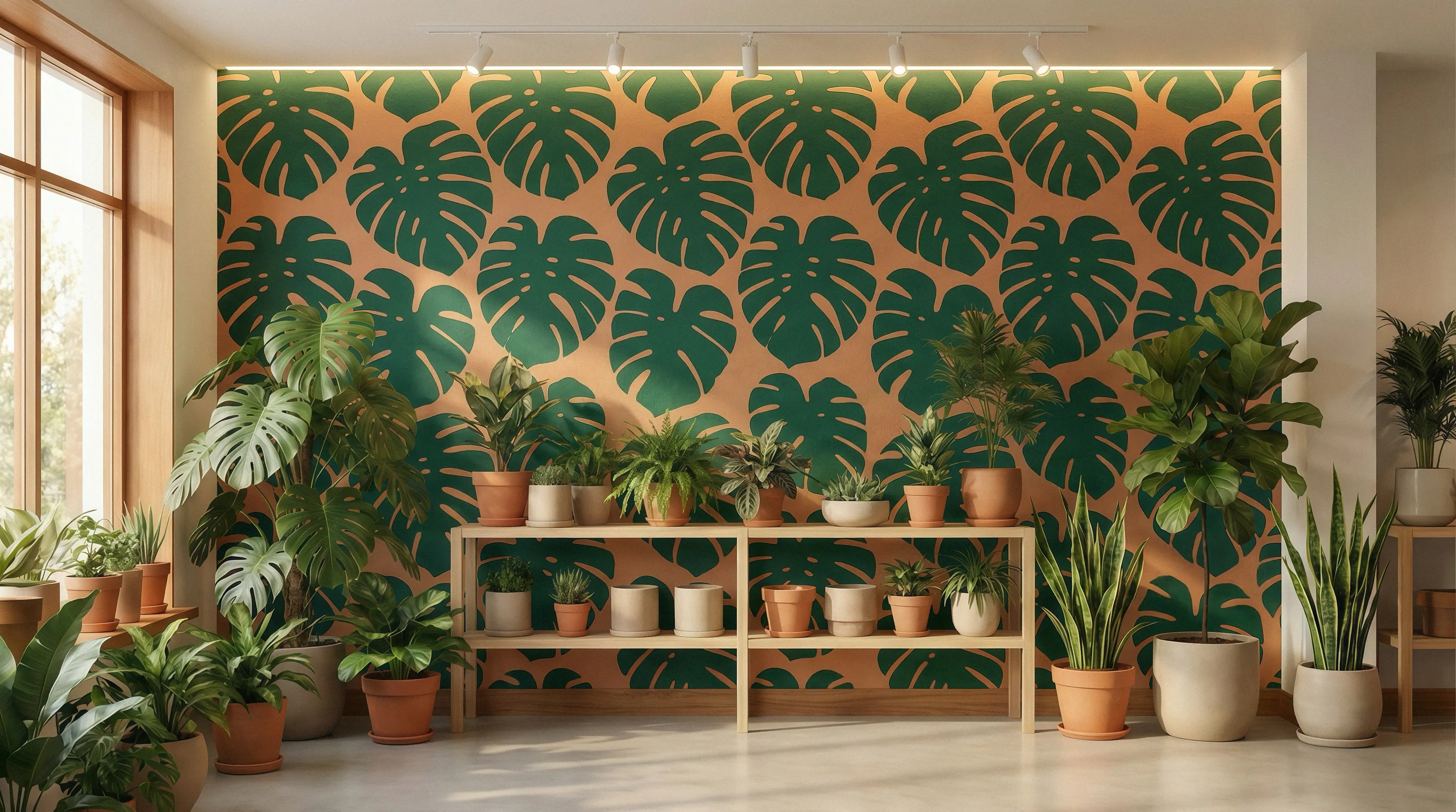 Casita Verde decorative wall design and environmental graphics