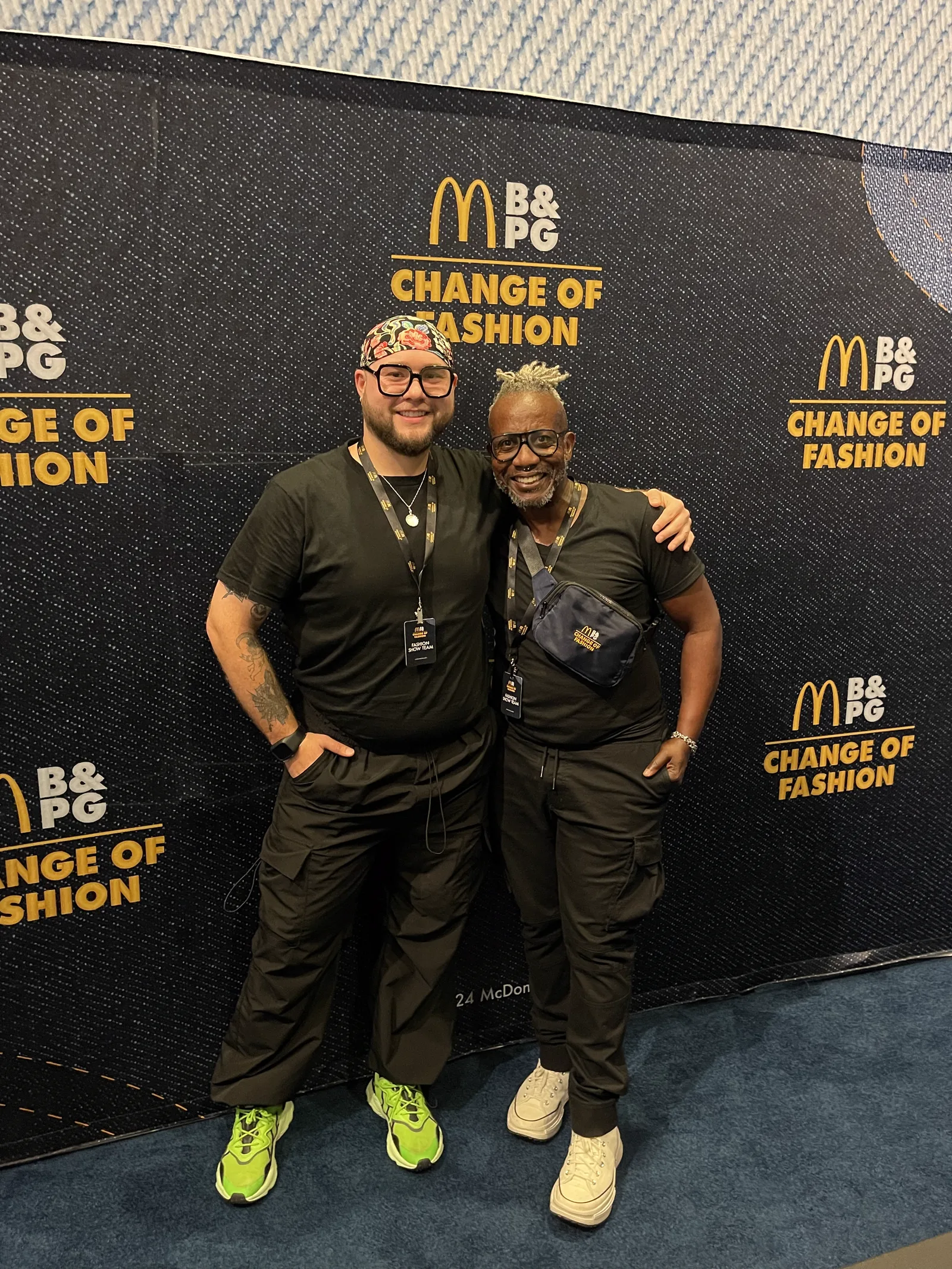 Joseph Soto at the McDonald's Change of Fashion step-and-repeat
